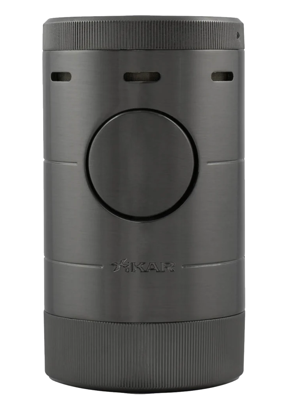 XIKAR® Volta Quad-Jet Flame Torch Lighter, heavy-duty tabletop design, windproof, G2 color.