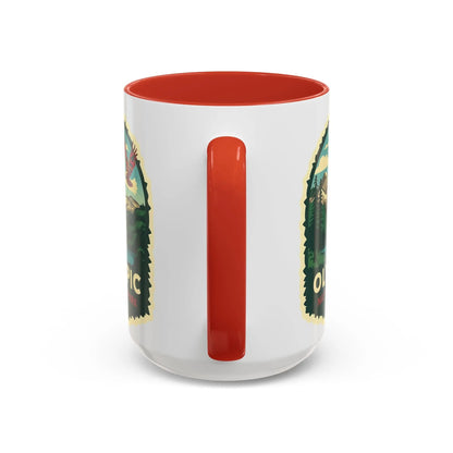 Glacier National Park Accent Coffee Mug 11oz 15oz