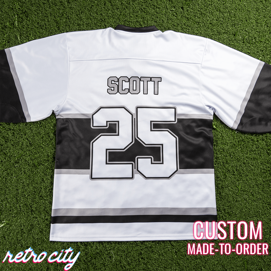 Retro City Threads Dunder Mifflin 'The Office' Custom Hockey Jersey - Full View