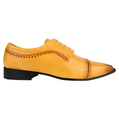 BRUCE Leather Oxford Style Dress Shoes - MENLL