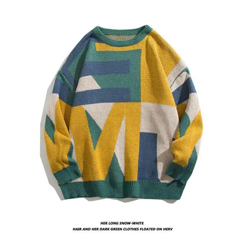 Loose Student Streetwear Couple Lazy Style Sweater MENLL
