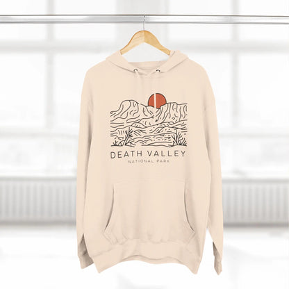 Death Valley National Park Fleece Hoodie Desert Dunes
