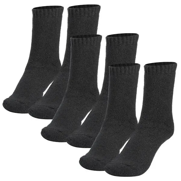 3 Pairs Men Warm Wool Socks Soft Cozy Winter Thermal Socks MENLL