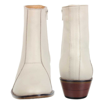 Jazzy Jackman Leather Ankle Length Boots for Men - MENLL