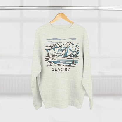 Glacier National Park Unisex Fit Crewneck Sweatshirt