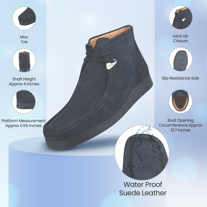 Dresses - HAMARA JOE Colorado Suede Leather Chukka Casual Boots for Me LIBERTYZENO