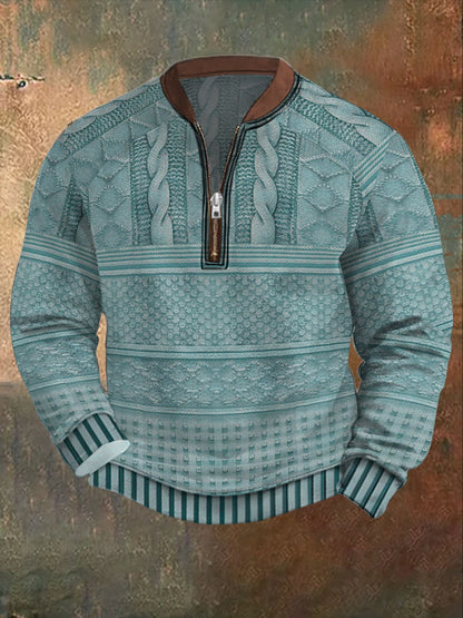 MENLL Slim Fit Hoodie Autumn Winter Men's Digital Print Comfortable Top