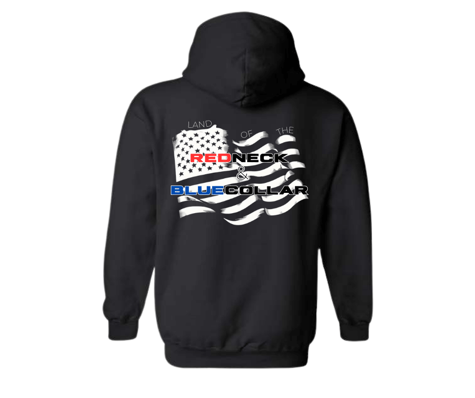 Redneck + Blue Collar Hoodie County Line Company