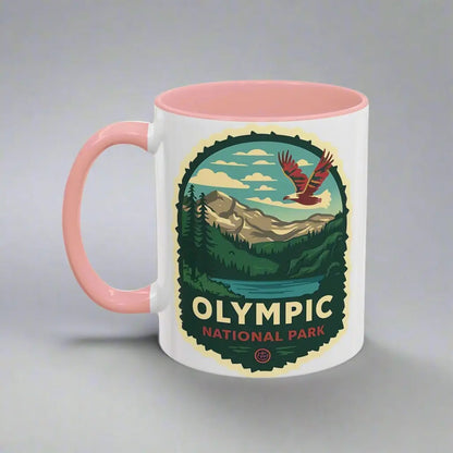 Glacier National Park Accent Coffee Mug 11oz 15oz