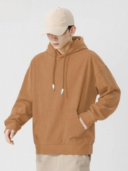 MENLL Jacquard Hoodie Unisex Casual Streetwear Pullover Soft & Comfy