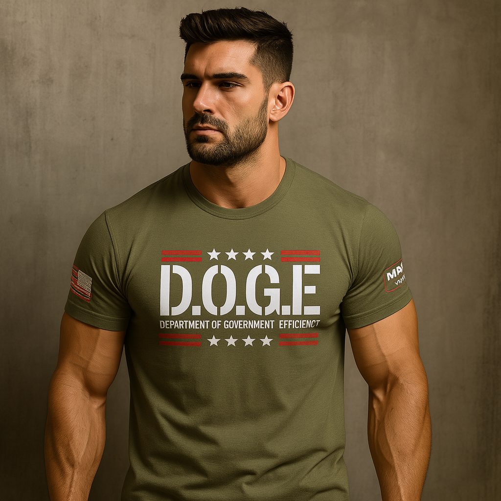 Intimates - D.O.G.E Army Green T-Shirt D.O.G.E SWAG