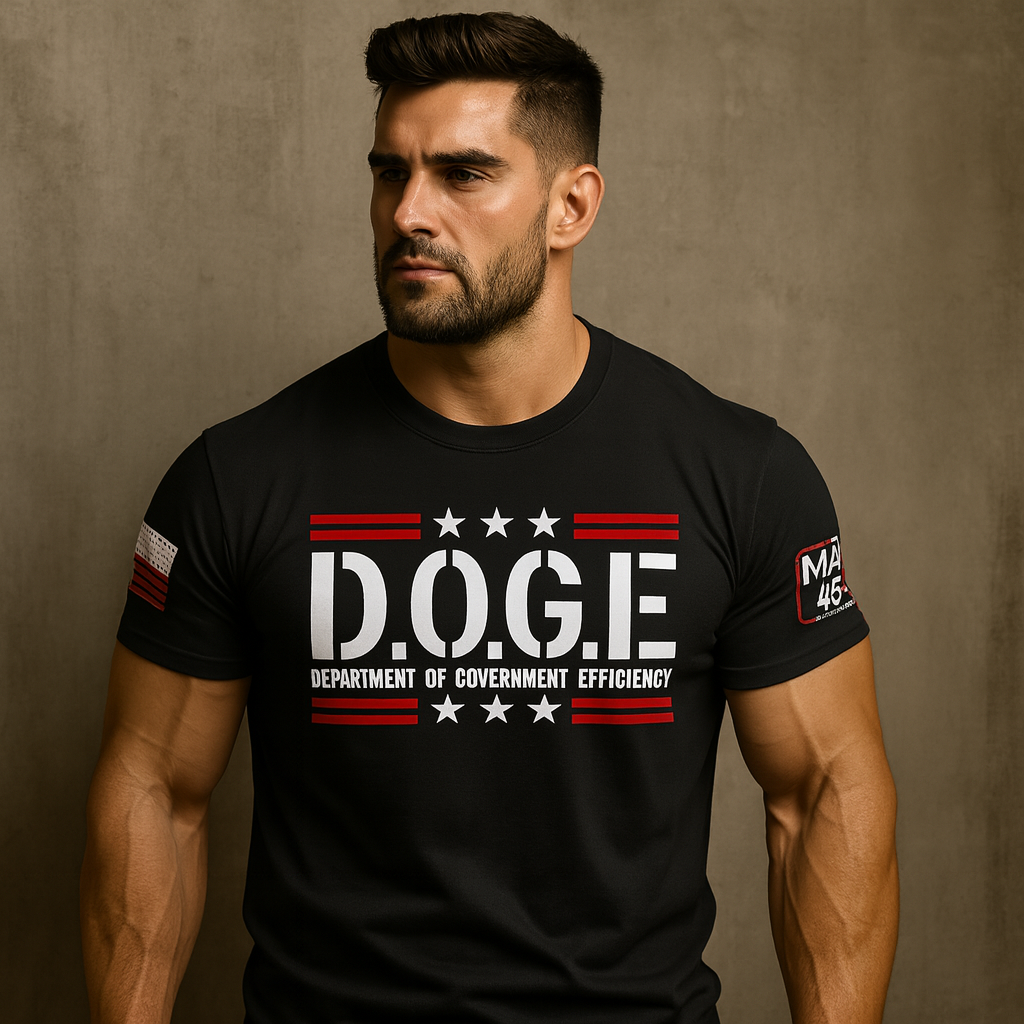 Intimates - D.O.G.E. Black T-Shirt w/red D.O.G.E SWAG