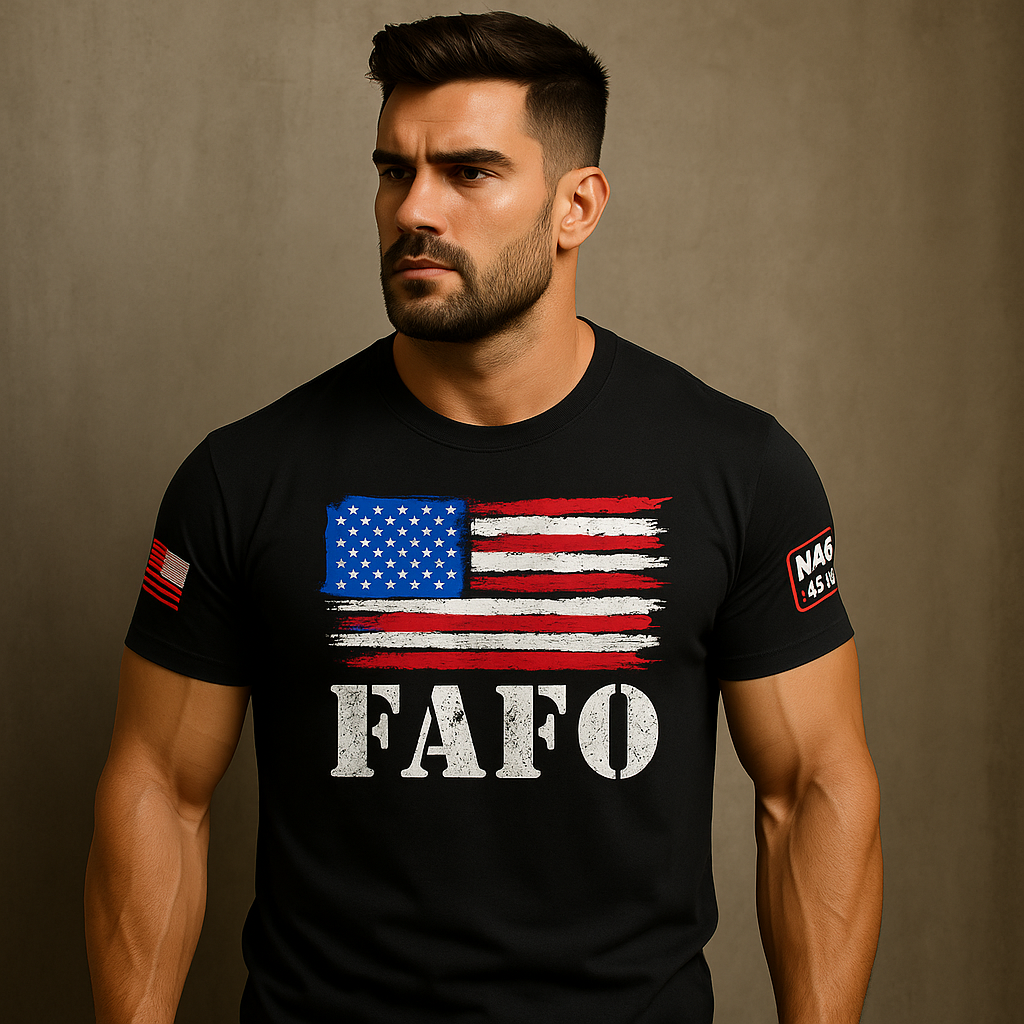 Intimates - FAFO American Flag T-Shirt D.O.G.E SWAG