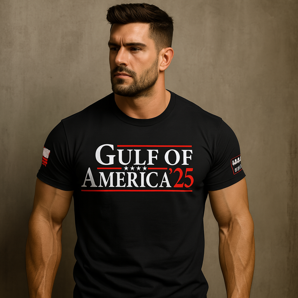 Intimates - Gulf of AMERICA Black T-Shirt D.O.G.E SWAG