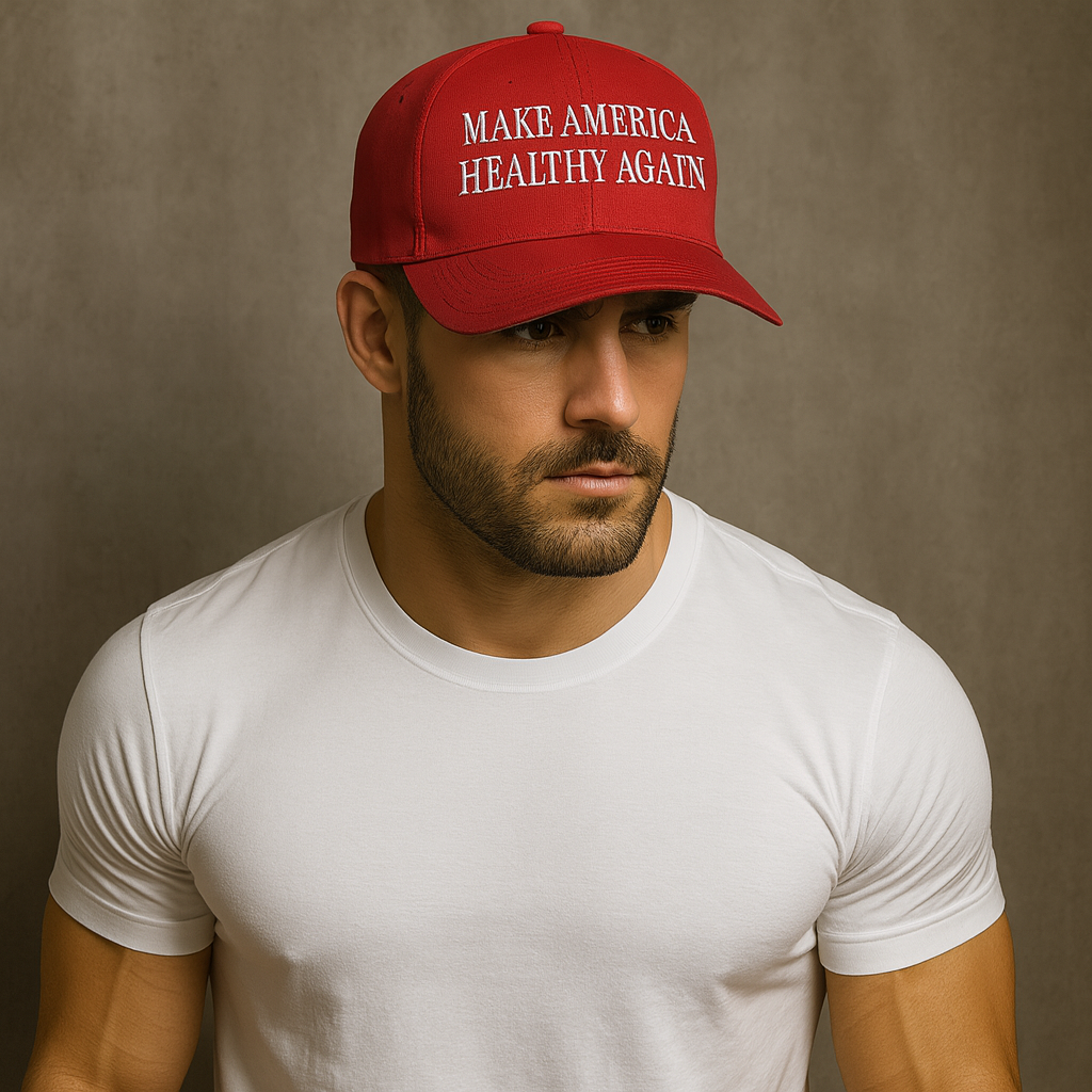 Hats - CLASSIC - Make AMERICA Healthy Again Red Hat D.O.G.E SWAG