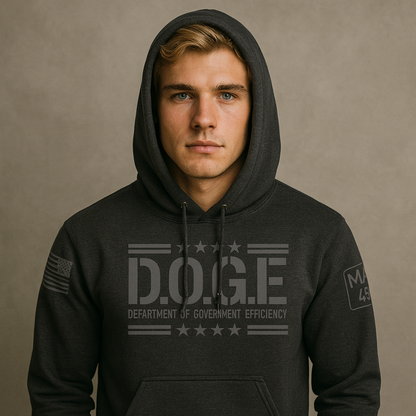 Jackets - D.O.G.E Black Hoodie D.O.G.E SWAG