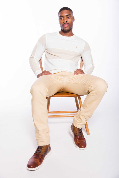 Logan | Jacquard Knit Crewneck - MENLL
