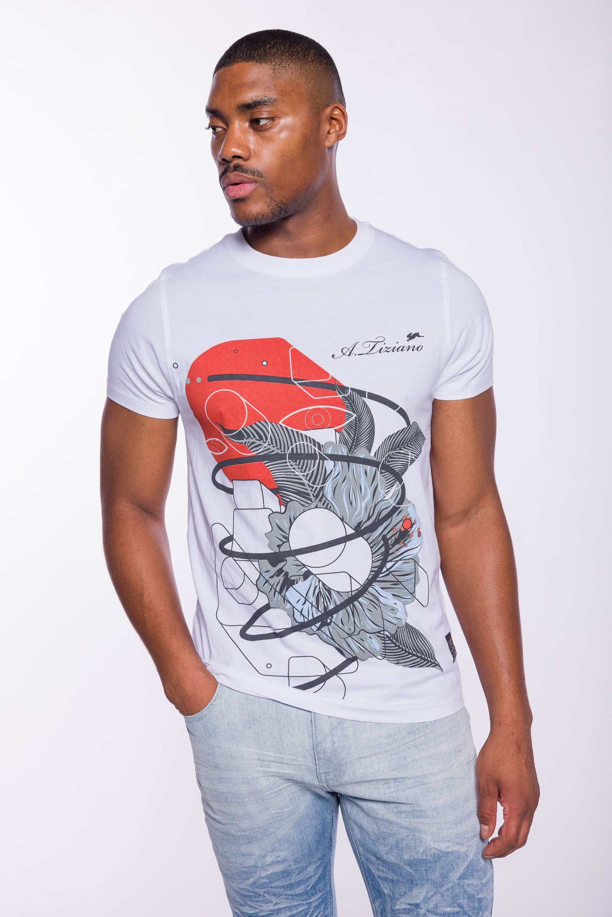 Lex | Graphic Print Tee - MENLL