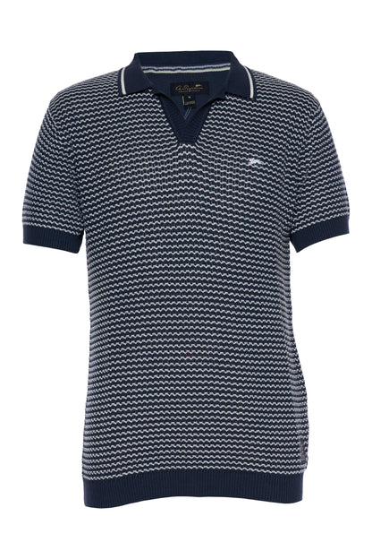 A.Tiziano Apparel - A.Tiziano Andy | Sweater Knit Polo - Premium Quality - Premium Quality