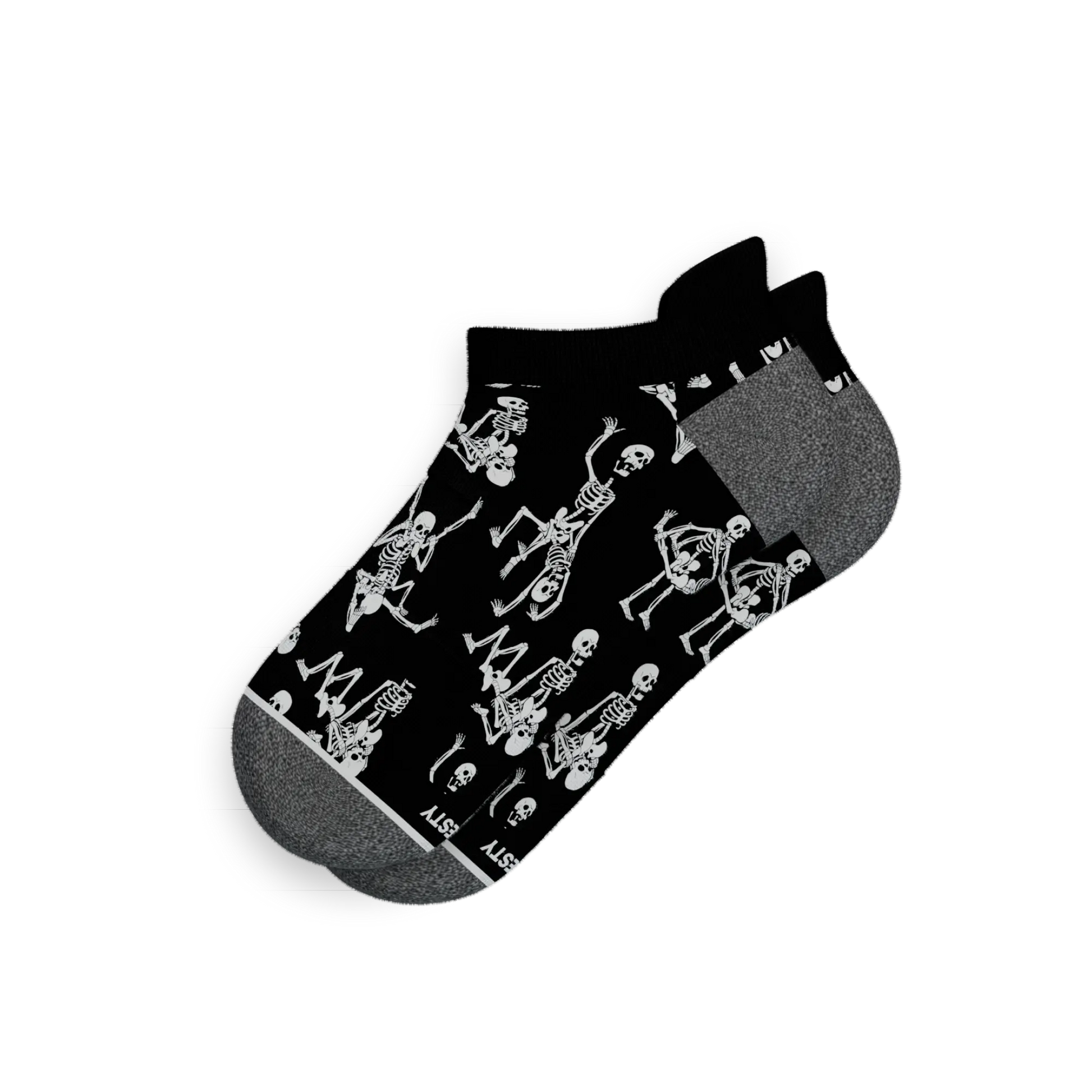 The Bare Back Bones | Skeletons Heel Hammock™ Ankle Socks - MENLL