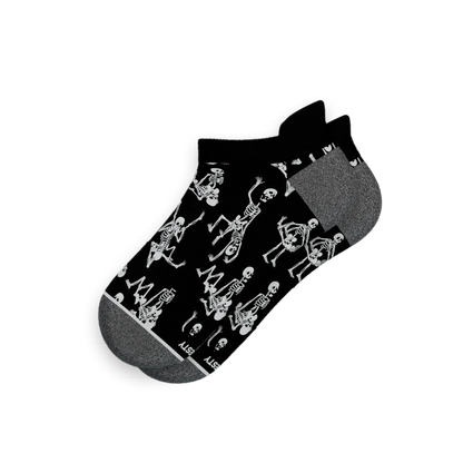 The Bare Back Bones | Skeletons Heel Hammock™ Ankle Socks - MENLL