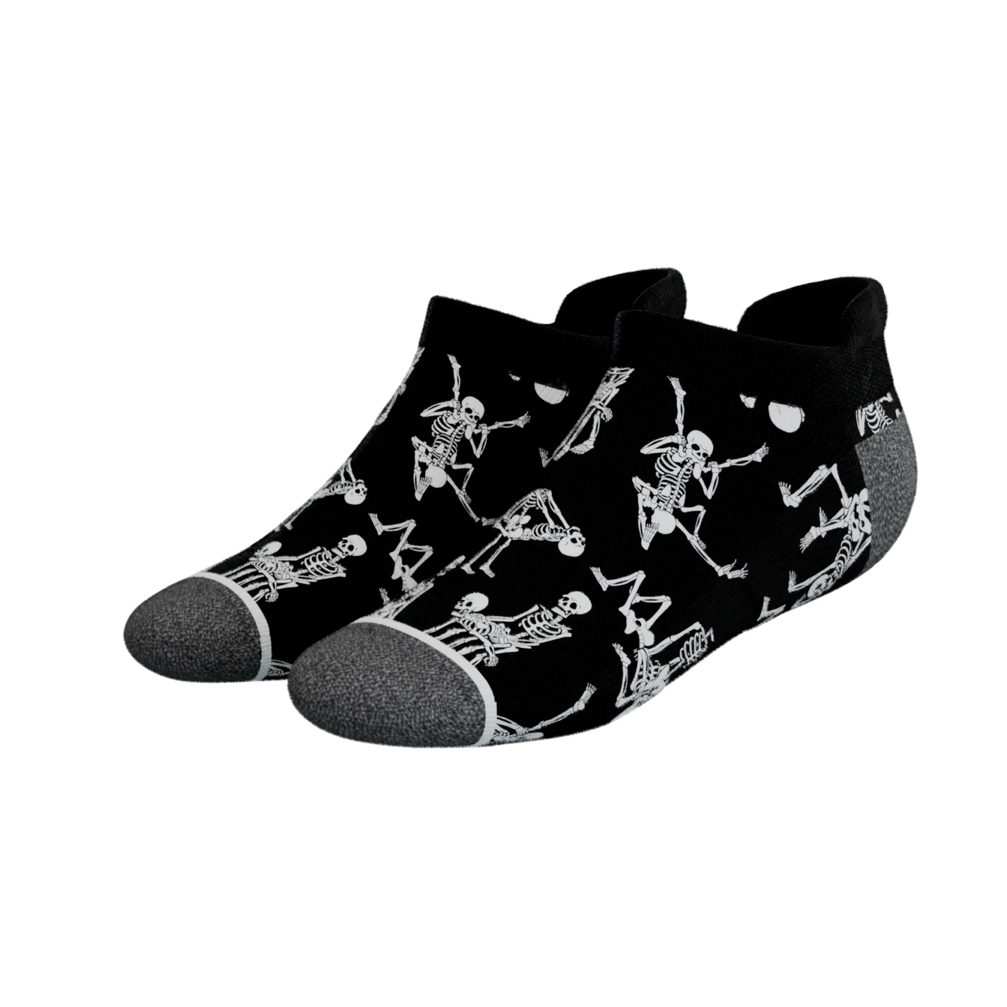 The Bare Back Bones | Skeletons Heel Hammock™ Ankle Socks - MENLL