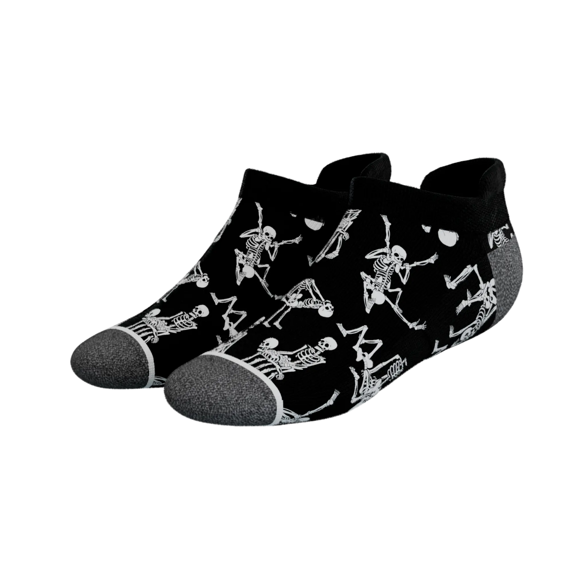 The Bare Back Bones | Skeletons Heel Hammock™ Ankle Socks - MENLL