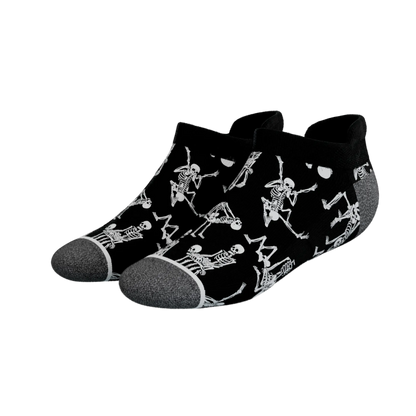 The Bare Back Bones | Skeletons Heel Hammock™ Ankle Socks - MENLL