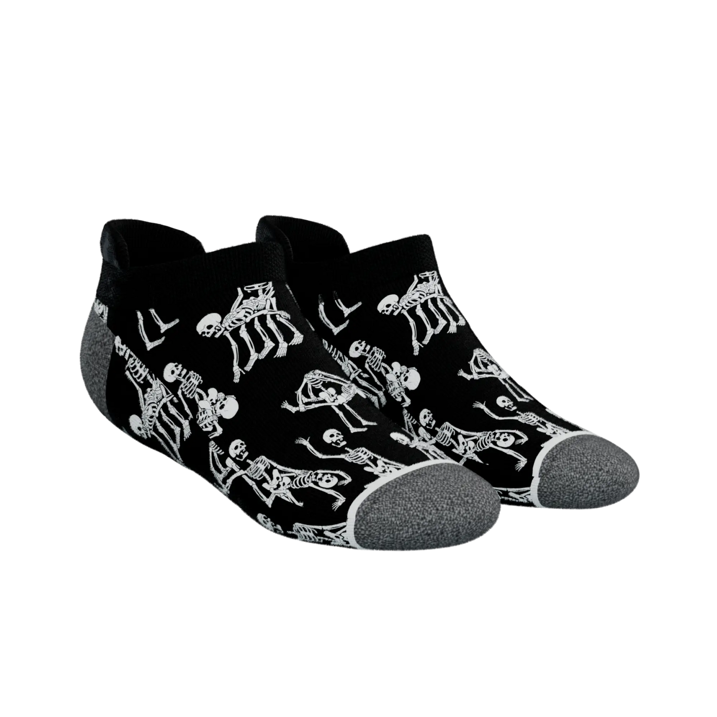The Bare Back Bones | Skeletons Heel Hammock™ Ankle Socks - MENLL