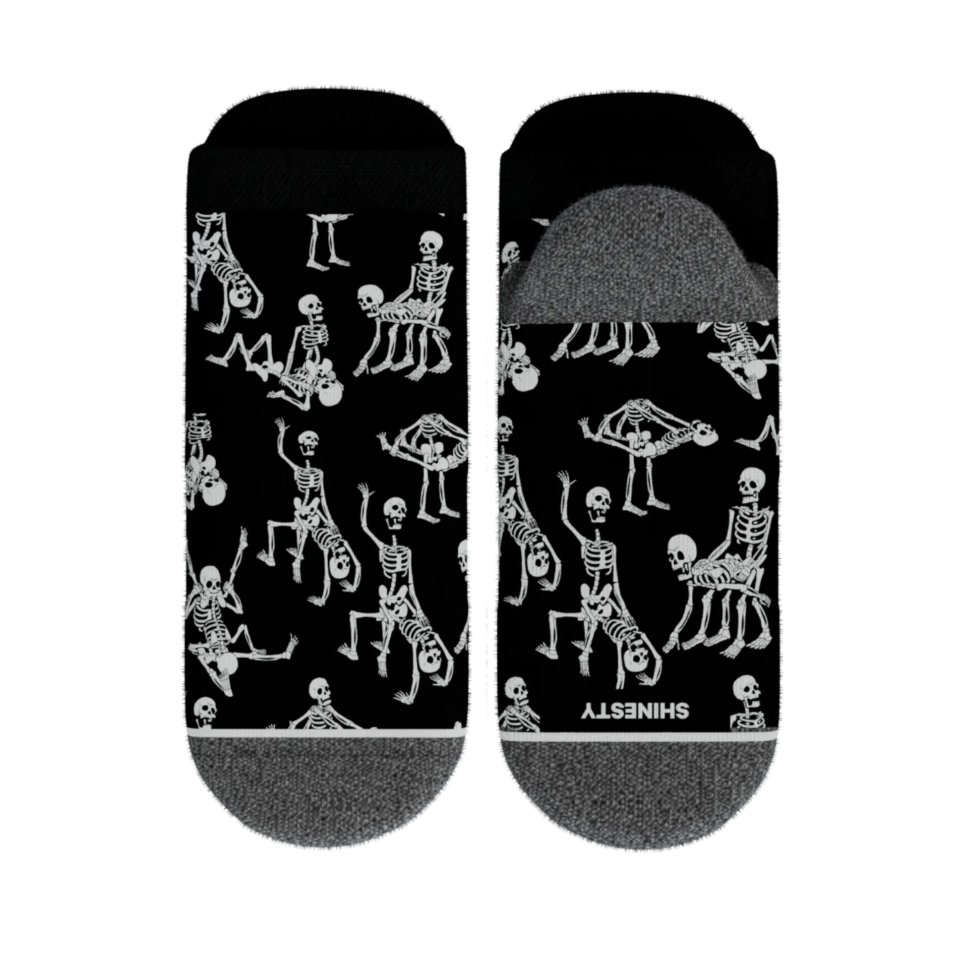 The Bare Back Bones | Skeletons Heel Hammock™ Ankle Socks - MENLL