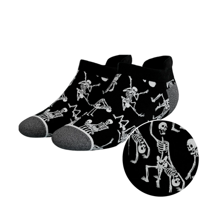 The Bare Back Bones | Skeletons Heel Hammock™ Ankle Socks - MENLL
