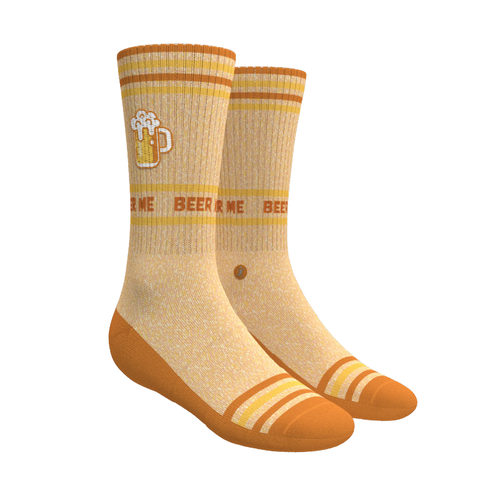 The Barley Pop | Beer Heel Hammock™ Crew Socks - MENLL