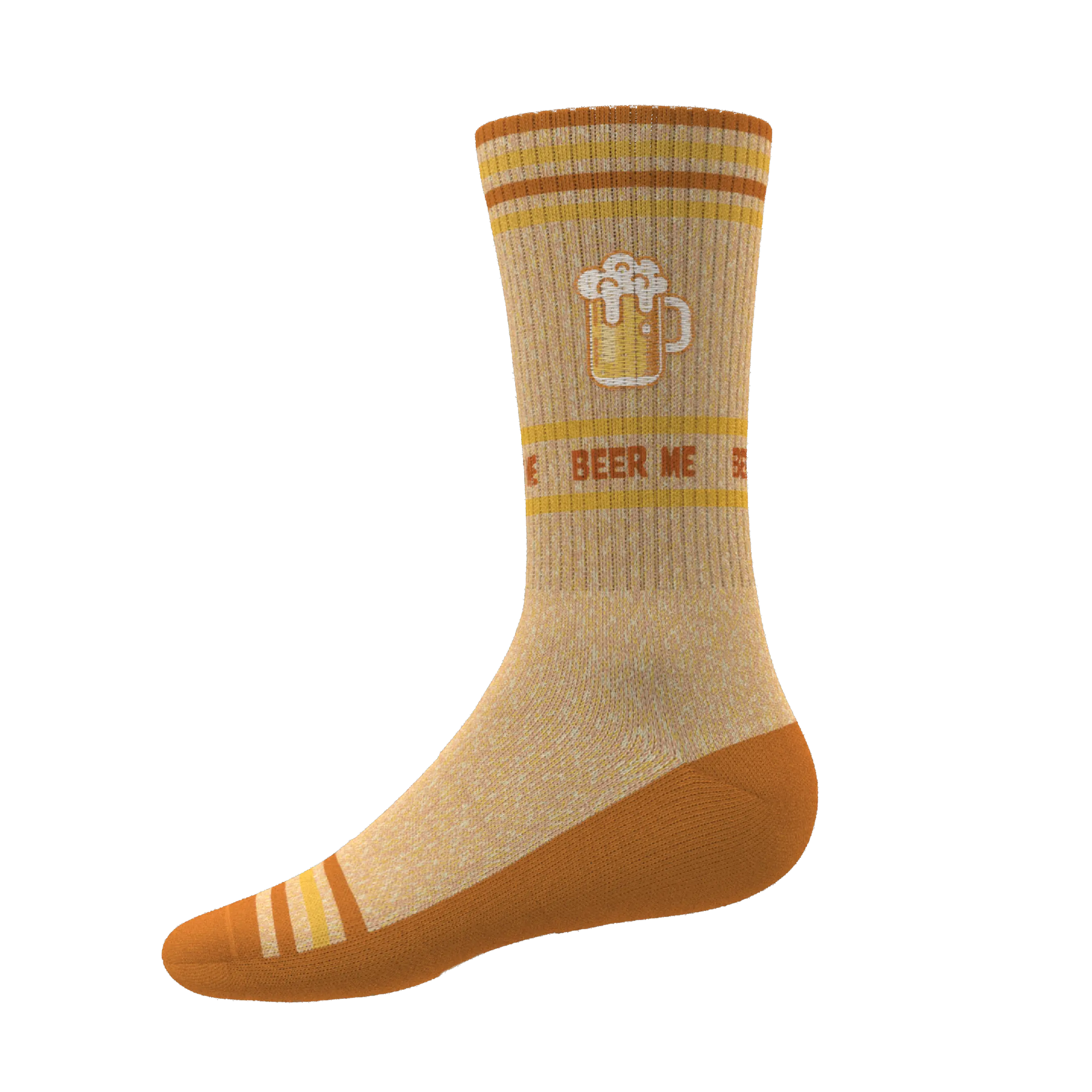 The Barley Pop | Beer Heel Hammock™ Crew Socks - MENLL