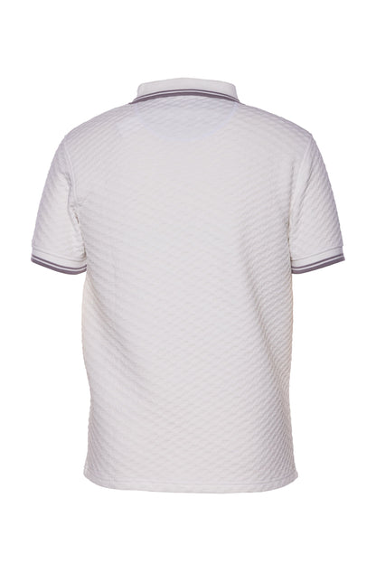 A.Tiziano Apparel - A.Tiziano Baylor | Jacquard Knit Polo - Premium Quality - Premium Quality