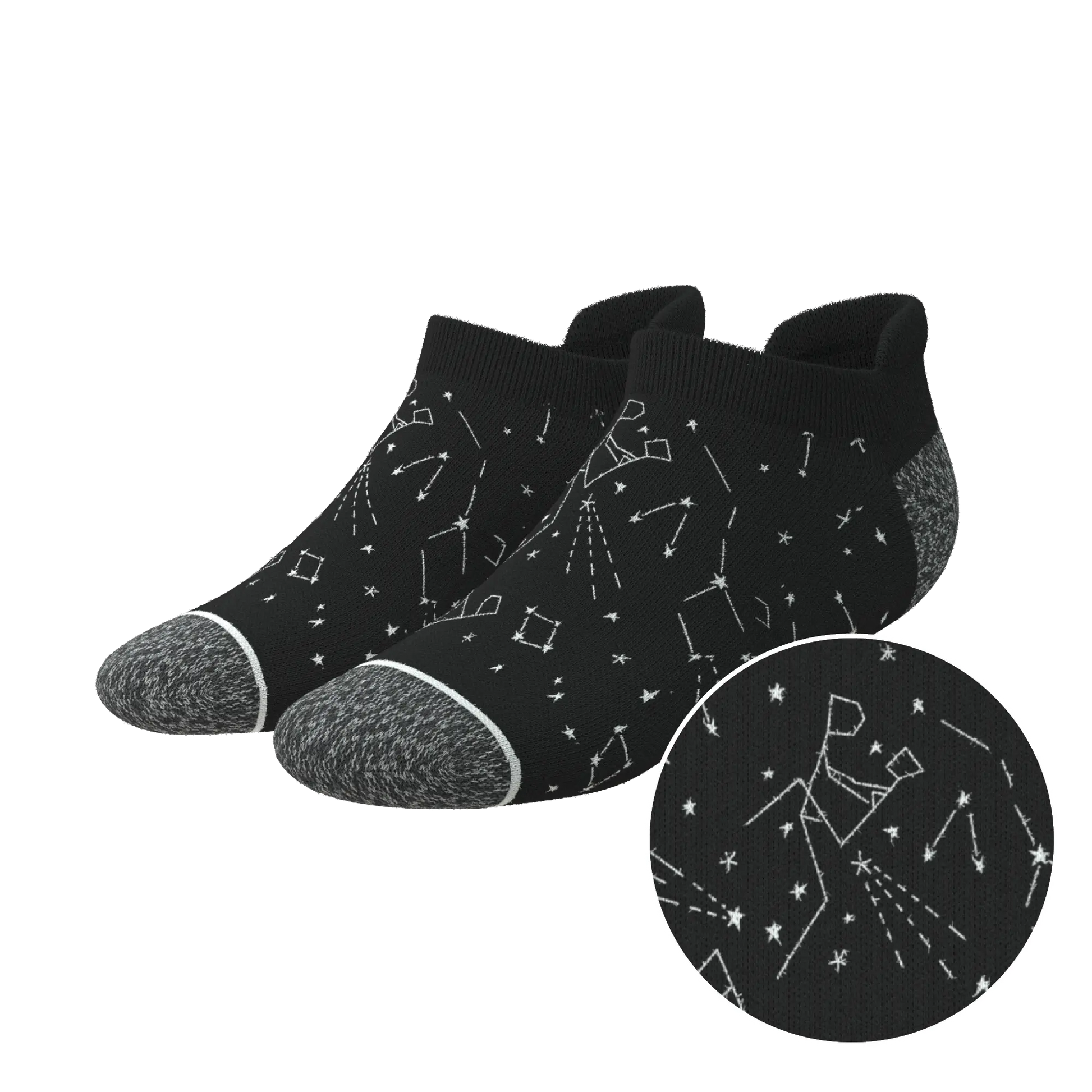 The Big Bang | Constellation Heel Hammock™ Ankle Socks - MENLL