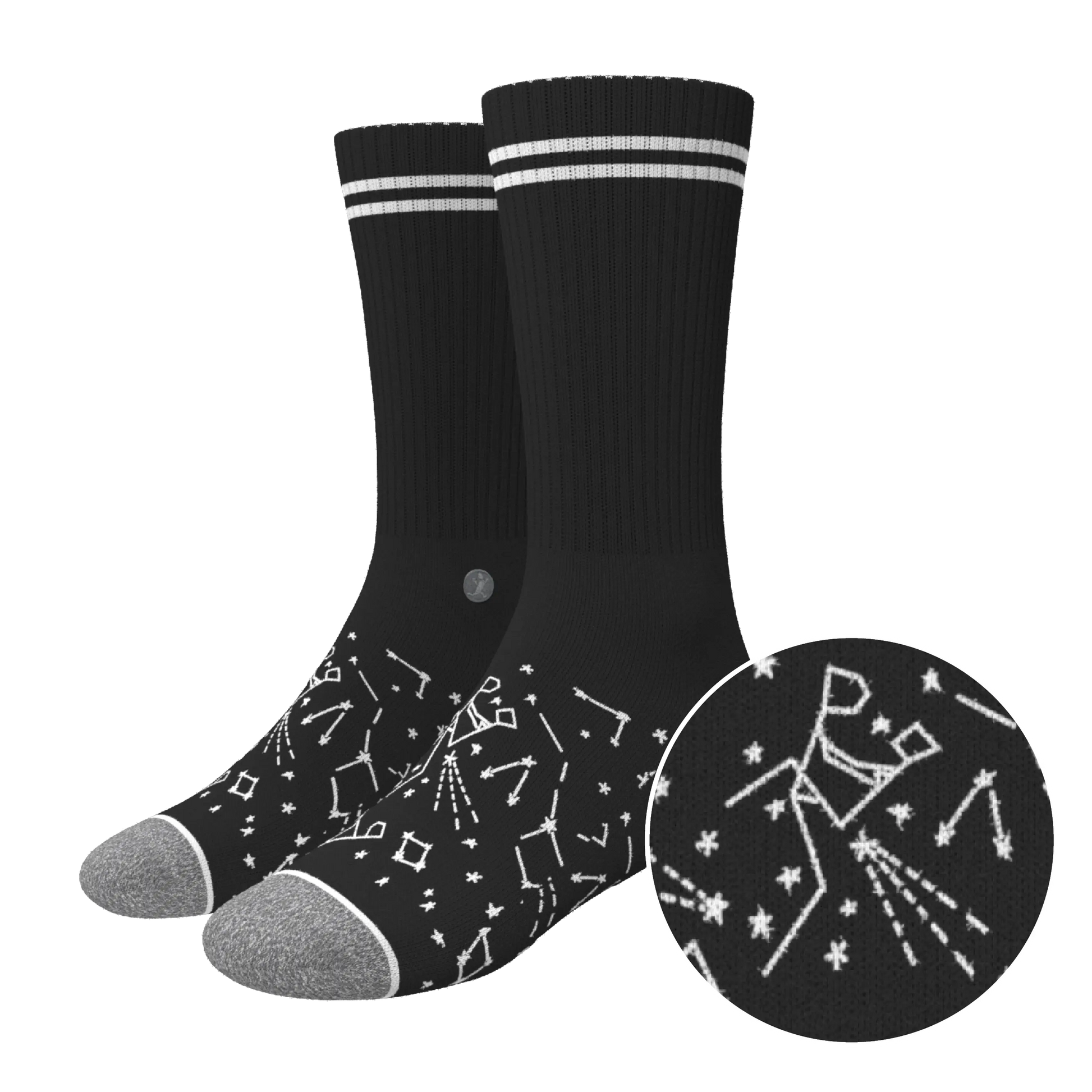 The Big Bang | Constellation Heel Hammock™ Crew Socks - MENLL