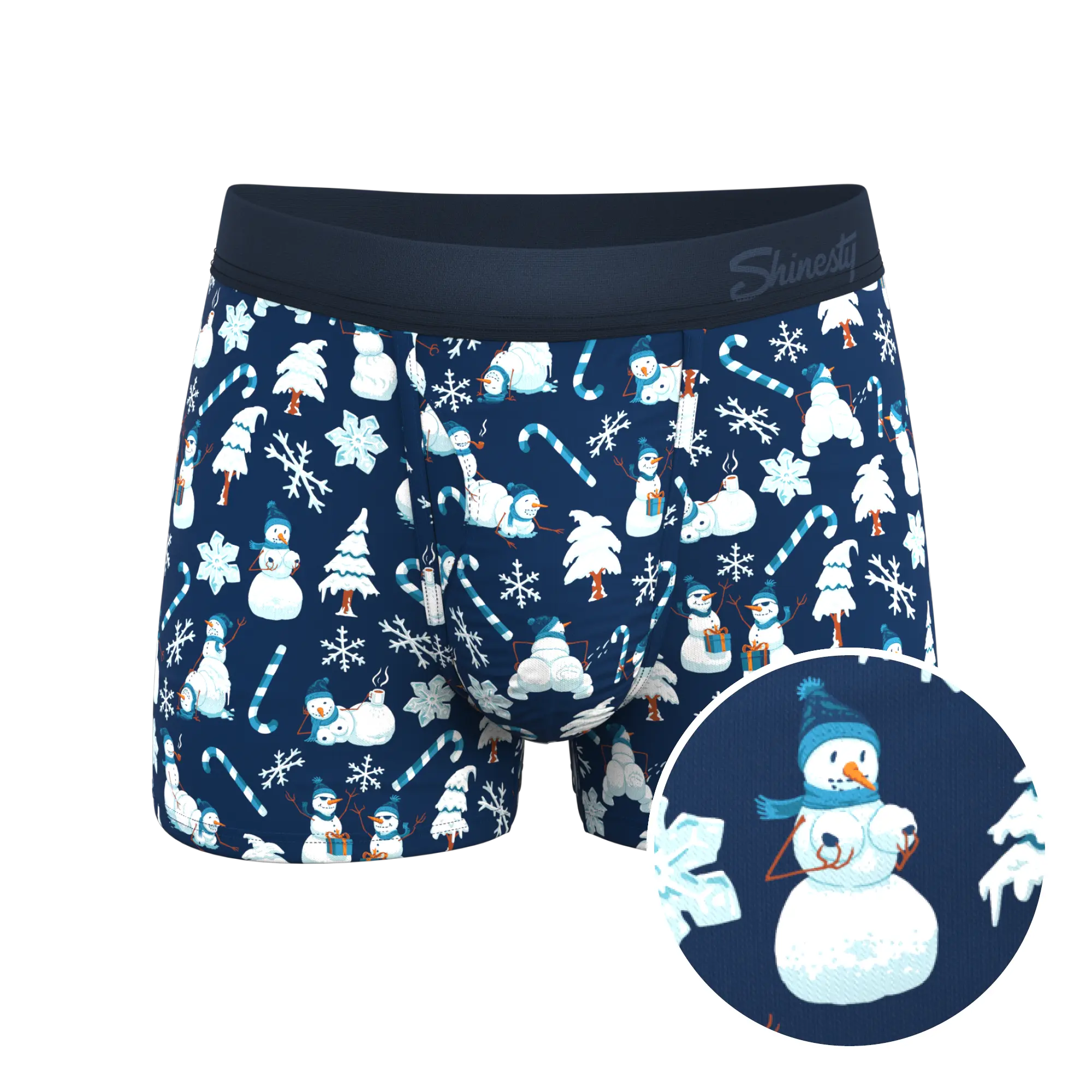 The Big Blizzard | Naughty Snowmen Ball Hammock® Pouch Trunks Underwear Shinesty