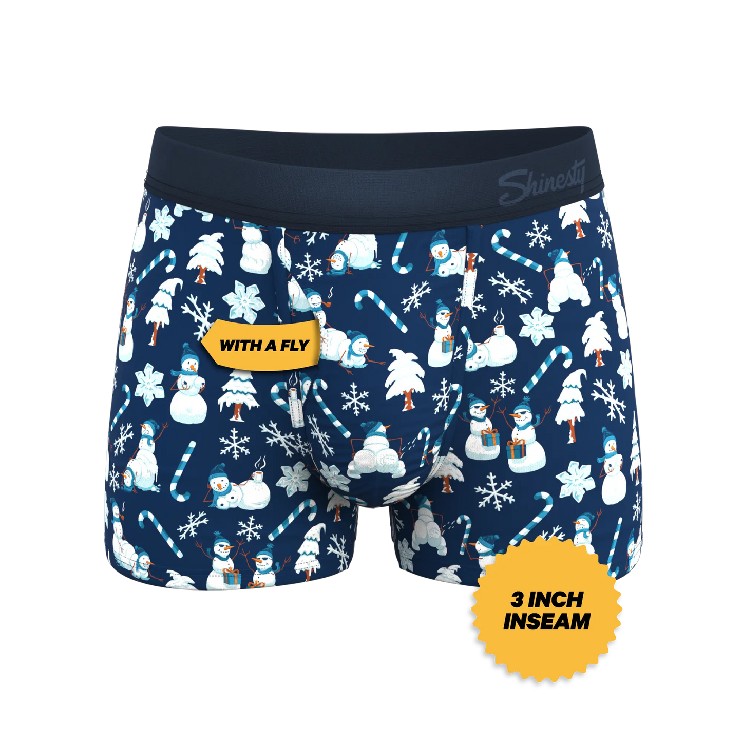 The Big Blizzard | Naughty Snowmen Ball Hammock® Pouch Trunks Underwear Shinesty