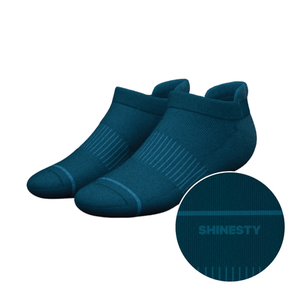 The Big Blue | Navy Heel Hammock™ Ankle Socks - MENLL