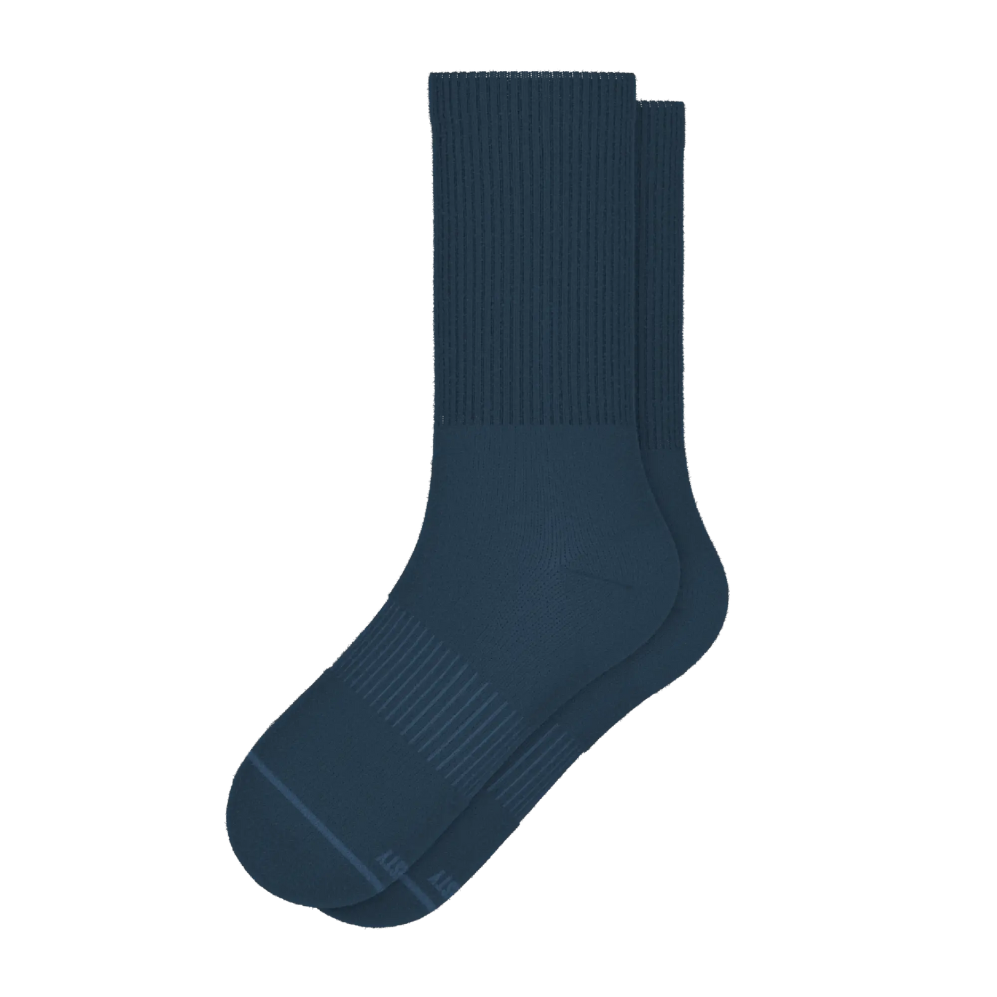 The Big Blue | Navy Heel Hammock™ Crew Socks - MENLL
