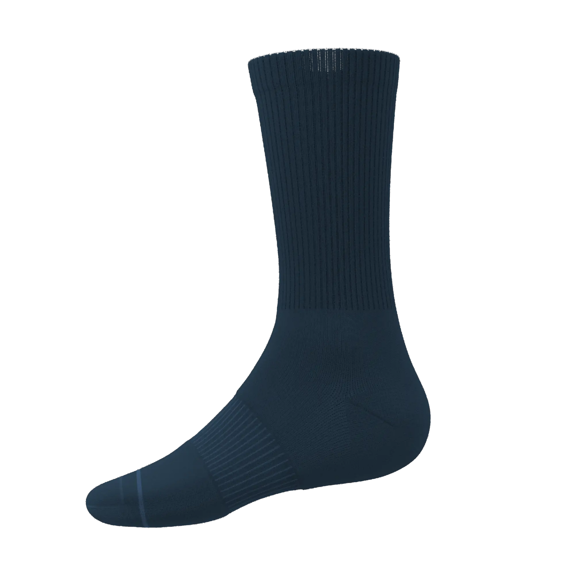The Big Blue | Navy Heel Hammock™ Crew Socks - MENLL