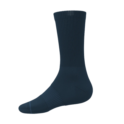 The Big Blue | Navy Heel Hammock™ Crew Socks - MENLL