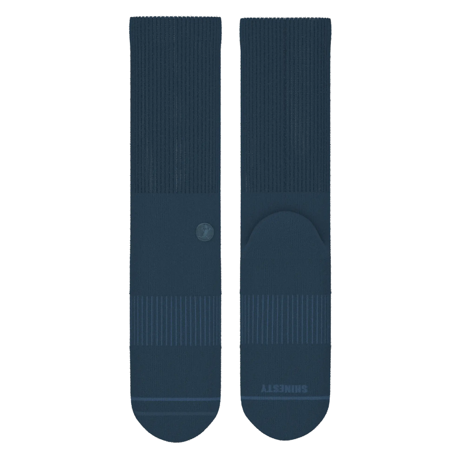 The Big Blue | Navy Heel Hammock™ Crew Socks - MENLL