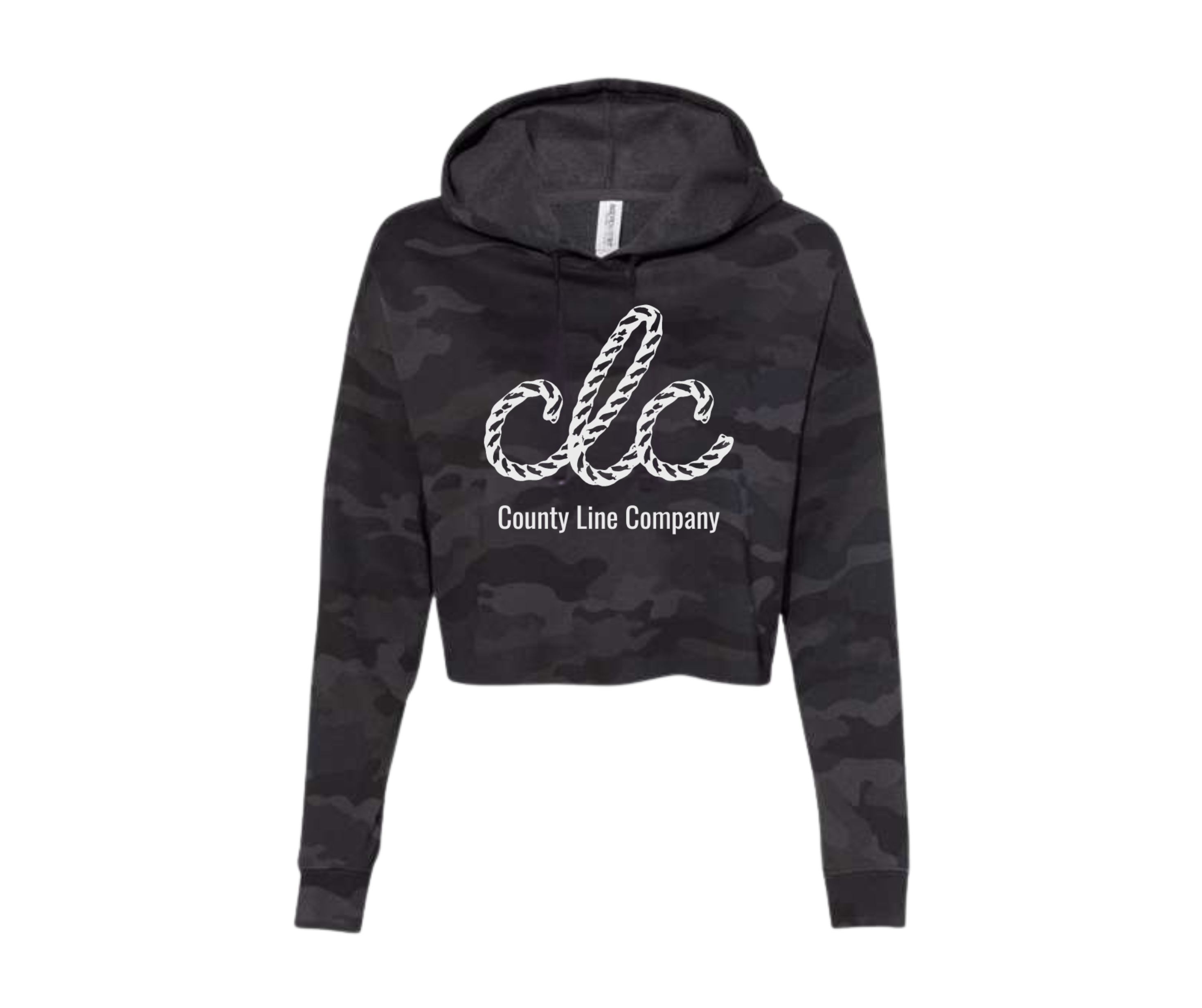 Envy Camo Cropped Hoodie County Line Company