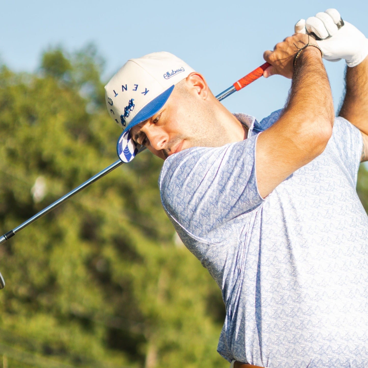 Royal Blue Hoof Kentucky Hat