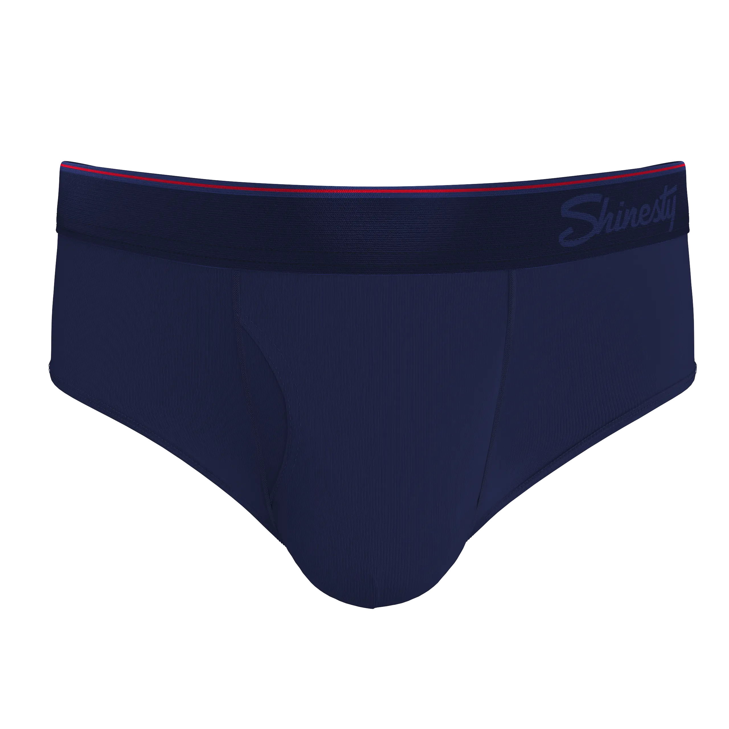 The Blueberry Pie | Red Tip Navy Ball Hammock® Pouch Underwear Briefs - MENLL