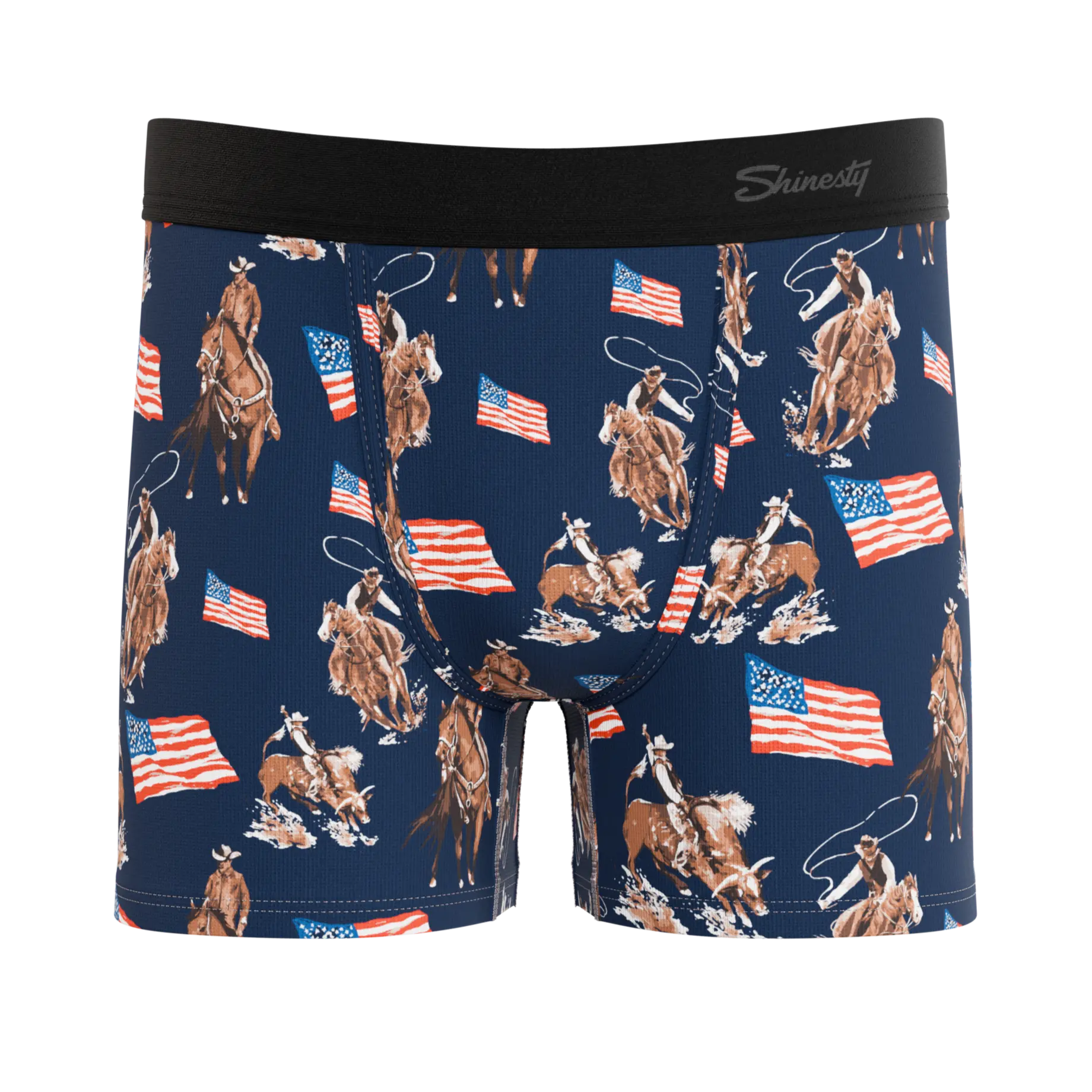 The Bootstraps & Chaps | Americana Cowboy Boy's Boxer Briefs Shinesty