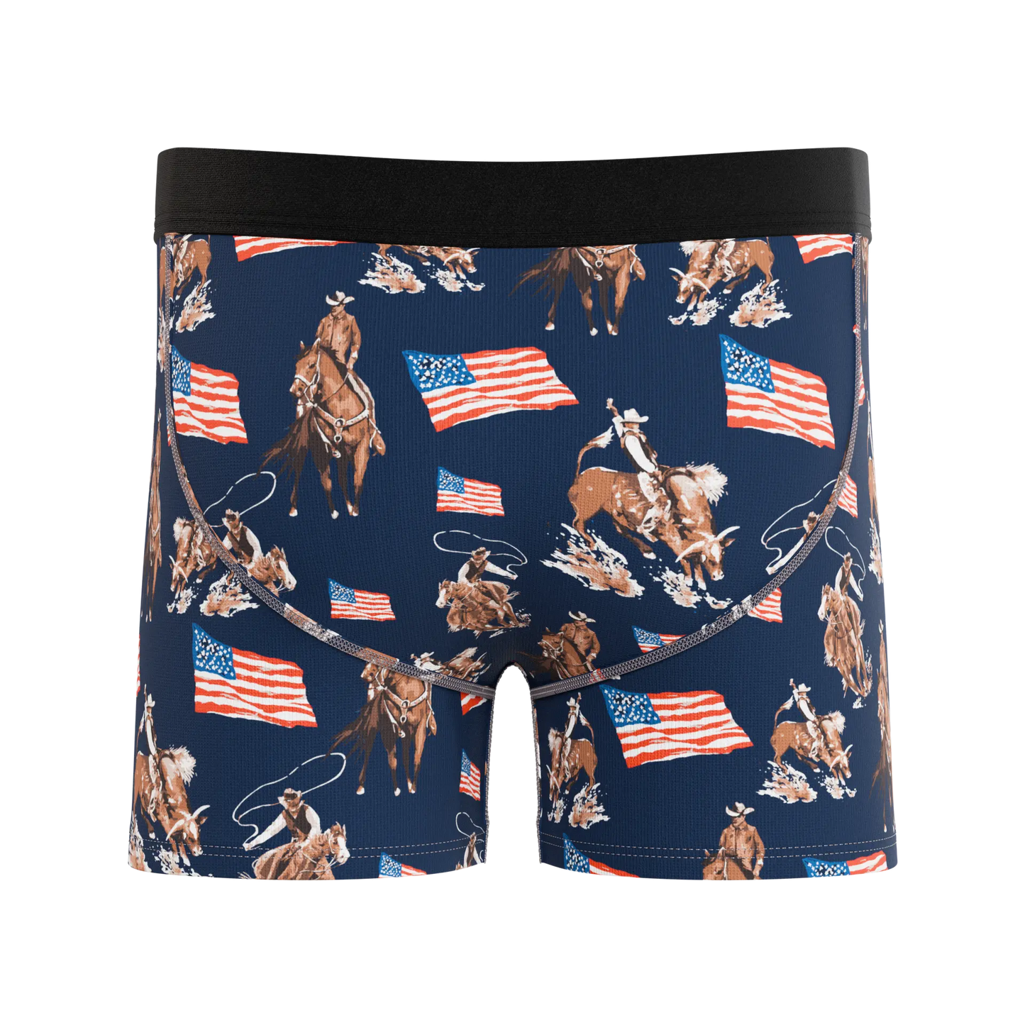 The Bootstraps & Chaps | Americana Cowboy Boy's Boxer Briefs Shinesty