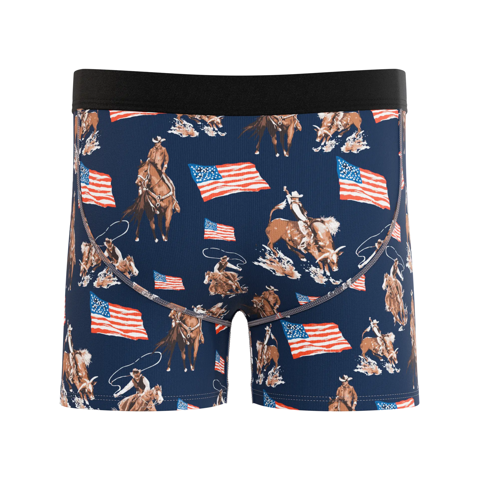 The Bootstraps & Chaps | Americana Cowboy Boy's Boxer Briefs Shinesty