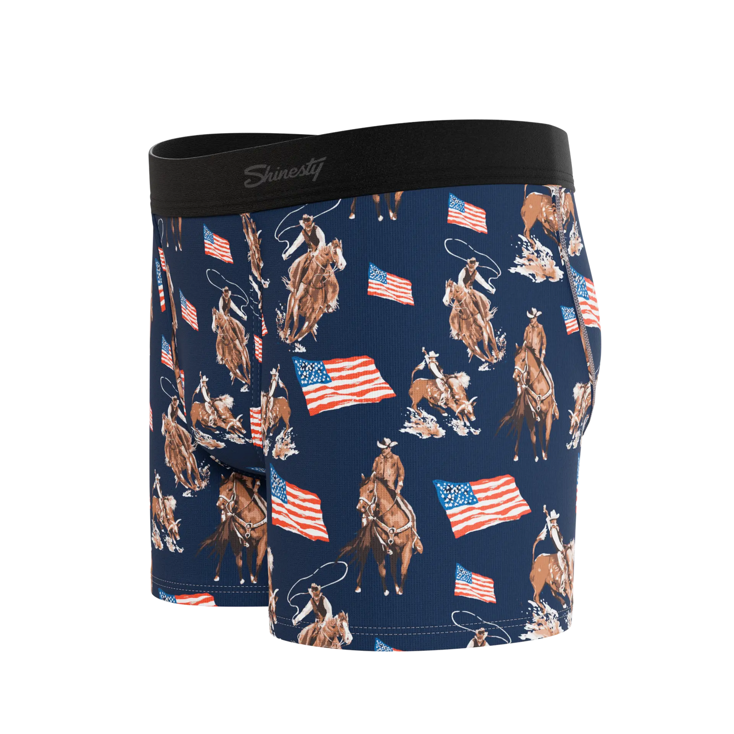 The Bootstraps & Chaps | Americana Cowboy Boy's Boxer Briefs Shinesty
